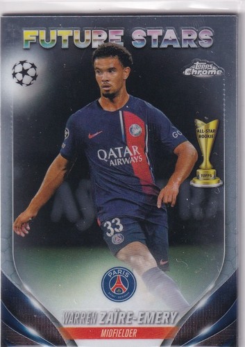Warren Zaire-Emery 2024 Topps Chrome Champions League 159