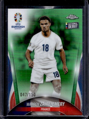 Warren Zaire-Emery 2023 Topps Chrome Green Refractor /150