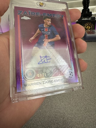 Warren Zaire-Emery 2025 Topps Chrome Magenta /75