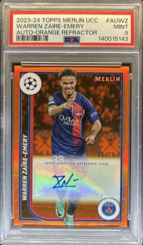 Warren Zaire-Emery 2023 Topps Chrome Merlin Orange Refractor /25