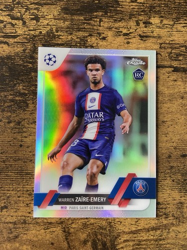 Warren Zaire-Emery 2022 Topps Chrome Refractor