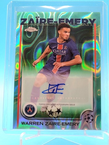 Warren Zaire-Emery 2024 Topps Chrome Teal Lava #CA-WZ