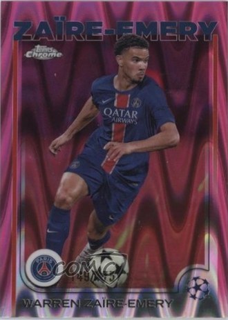 Warren Zaire-Emery 2024 Topps Chrome UEFA Club Competitions /175