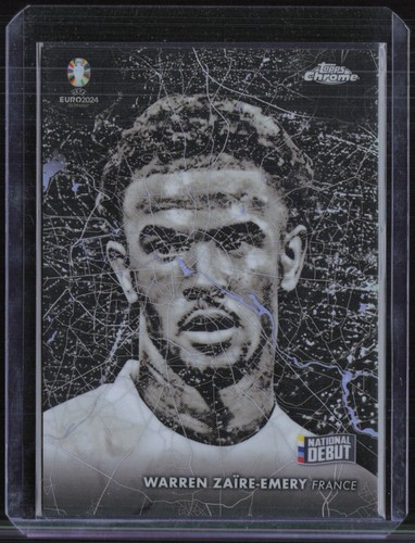 Warren Zaire-Emery 2024 Topps Chrome UEFA Euro