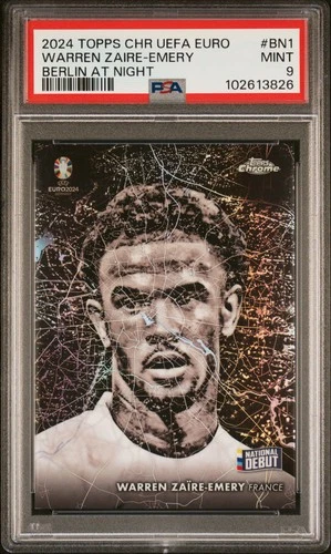 Warren Zaire-Emery 2024 Topps Chrome UEFA Euro