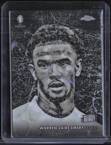 Warren Zaire-Emery 2024 Topps Chrome UEFA Euro