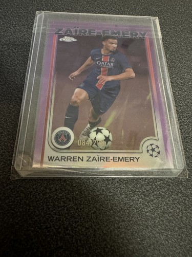 Warren Zaire-Emery 2023 Topps Chrome Violet Refractor /299