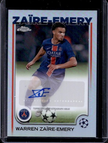 Warren Zaire-Emery 2024 Topps Cromo UEFA