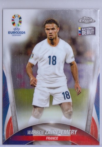 Warren Zaire-Emery 2024 Topps Cromo UEFA Euro
