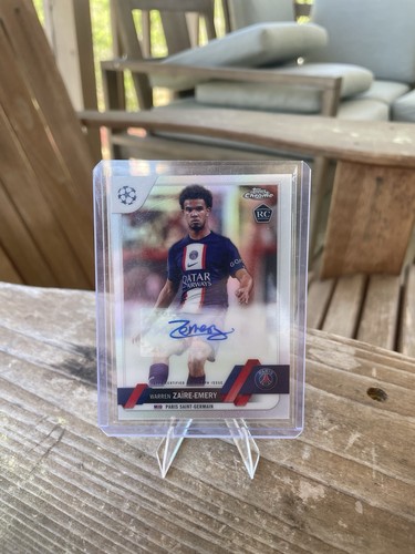 Warren Zaire-Emery 2022 Topps Cromo UEFA Plata Refractor