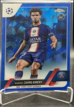 Warren Zaire-Emery 2023 Topps Cromo Zafiro Sapphire
