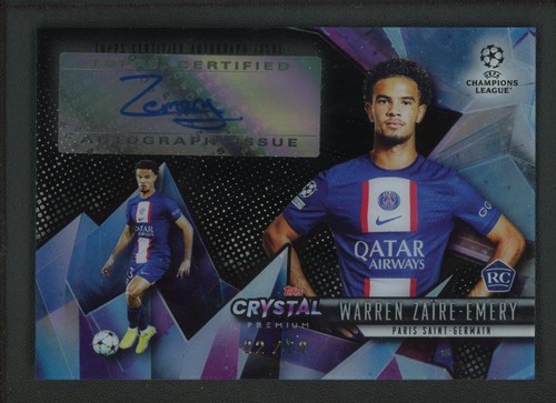 Warren Zaire Emery 2023 Topps Crystal Premium UEFA Champions League /50
