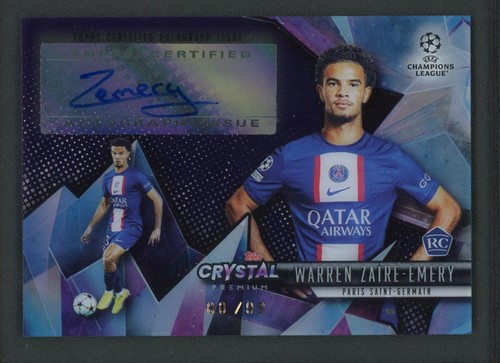 Warren Zaire Emery 2023 Topps Crystal Premium UEFA Champions League /99