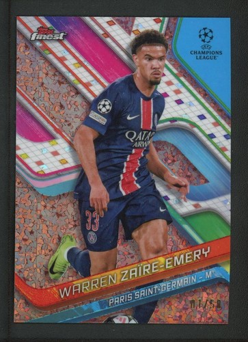 Warren Zaire Emery 2025 Topps Finest Diamante 1/50