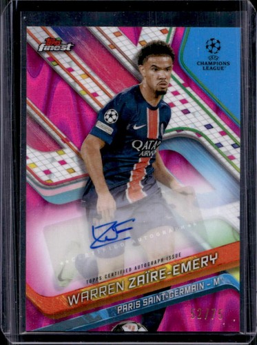 Warren Zaire-Emery 2024 Topps Finest Magenta RayWave Refractor /75