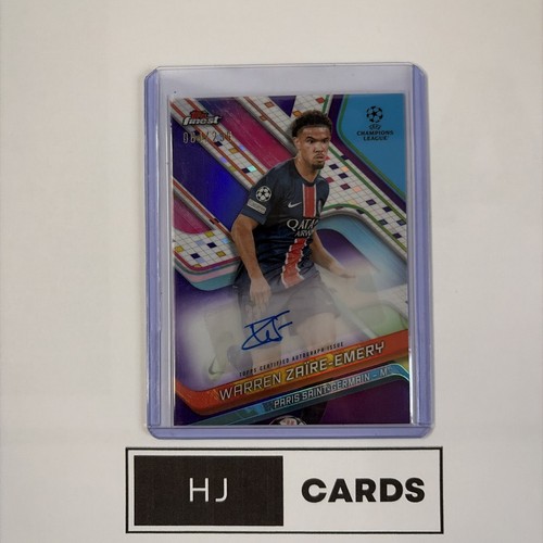 Warren Zaire-Emery 2024 Topps Finest Purple Refractor /299