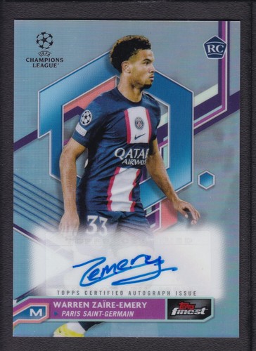 Warren Zaire Emery 2023 Topps Finest Refractor