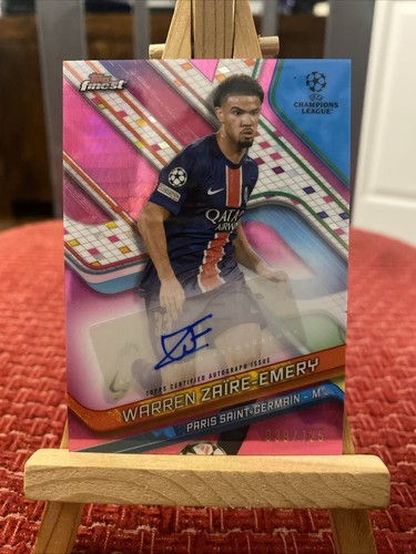 Warren Zaire Emery 2025 Topps Finest Rose /125