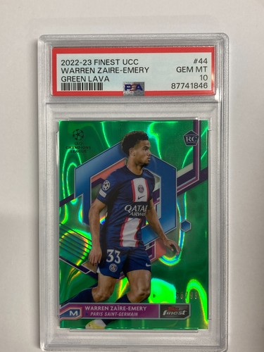 Warren Zaire-Emery 2022 Topps Finest Verde /99