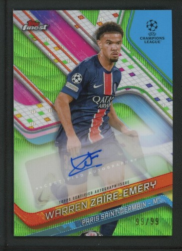 Warren Zaire Emery 2025 Topps Finest Wave /99