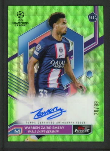 Warren Zaire-Emery 2023 Topps Finest Wave /99