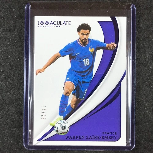 Warren Zaire-Emery 2024 Panini Immaculate Soccer Base /25