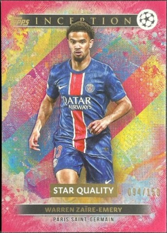 Warren Zaire-Emery 2024 Topps Inception Magenta /150