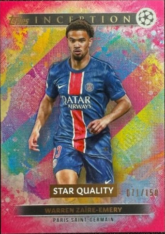 Warren Zaire-Emery 2024 Topps Inception Pink /150