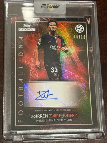 Warren Zaire-Emery 2023 Topps Knockout Rosso /10