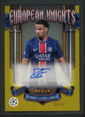 Warren Zaire Emery 2025 Topps Merlin Chrome /50