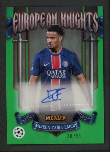 Warren Zaire Emery 2025 Topps Merlin Chrome /99