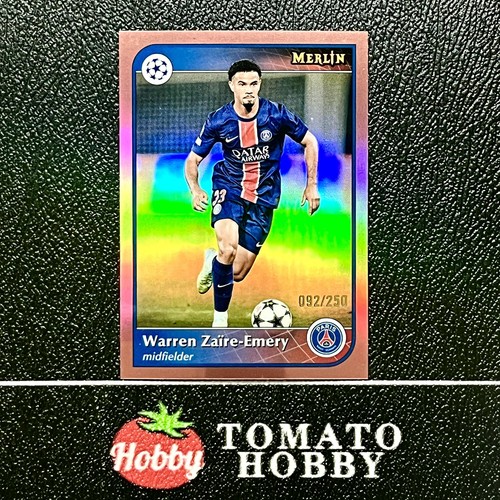 Warren Zaire-Emery 2024 Topps Merlin Chrome Gold Rosa Refractor /250