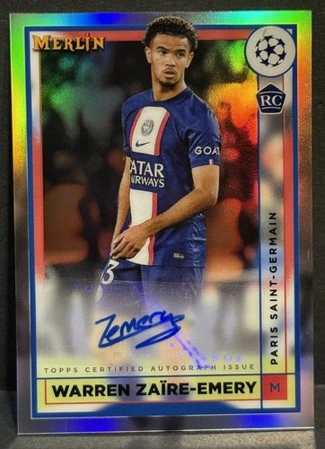 Warren Zaire-Emery 2022 Topps Merlin Chrome Refractor