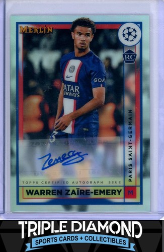 Warren Zaire-Emery 2022 Topps Merlin Chrome U345