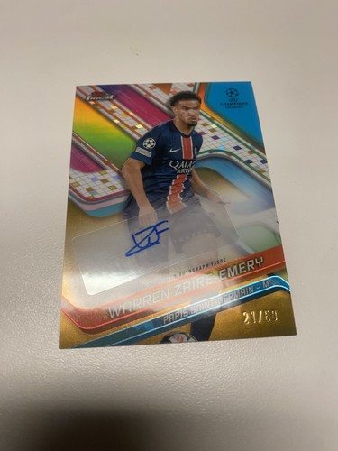 Warren Zaire Emery 2025 Topps Migliori Autografi UEFA Champions League 21/50