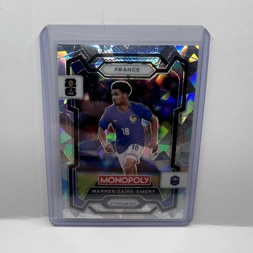 Warren Zaire-Emery 2026 Panini Monopoly Prizm World Cup Cracked Ice