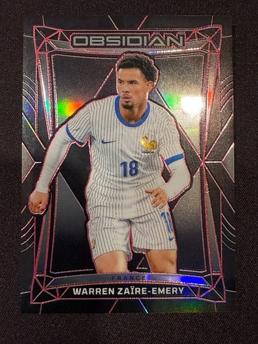 Warren Zaire-Emery 2024 Panini Obsidian Red /12