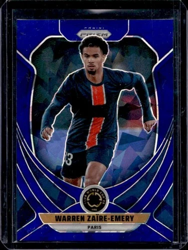 Warren Zaire-Emery 2025 Panini Prizm Blue Ice /175