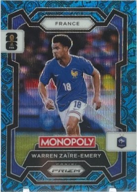 Warren Zaire-Emery 2026 Panini Prizm Blue Wave