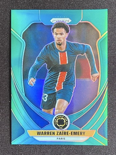 Warren Zaire-Emery 2025 Panini Prizm Copa Mundial de Clubes de la FIFA Teal Prizm /99