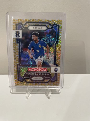 Warren Zaire Emery 2026 Panini Prizm Gold Shimmer /500