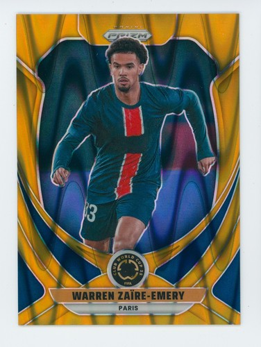 Warren Zaire-Emery 2025 Panini Prizm Gold Wave /10