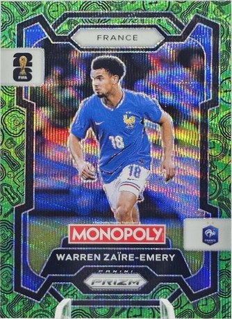 Warren Zaire-Emery 2026 Panini Prizm Green Wave