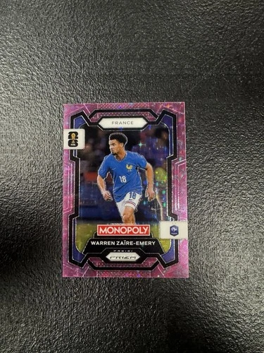 Warren Zaire-Emery 2026 Panini Prizm Monopoly FIFA World Cup Purple Prizm