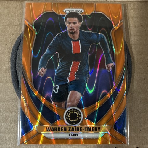 Warren Zaire-Emery 2025 Panini Prizm Orange Seismic 139/199