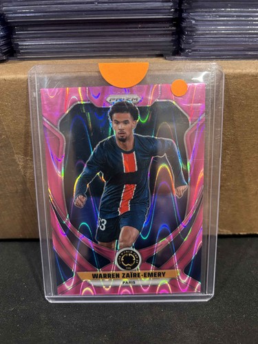 Warren Zaire-Emery 2025 Panini Prizm Pink Seismic /299