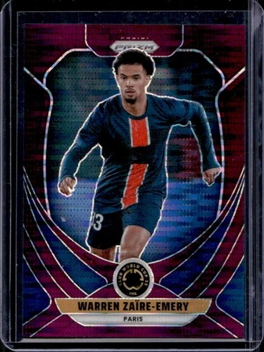 Warren Zaire-Emery 2025 Panini Prizm Purple Pulsar /75