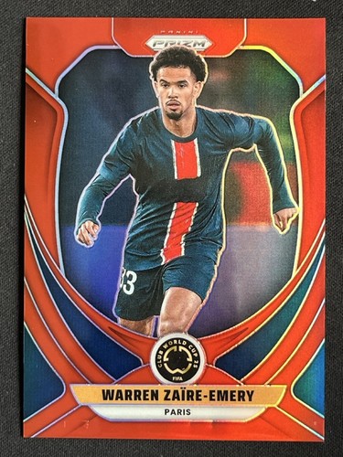 Warren Zaire-Emery 2025 Panini Prizm Red Prizm /199