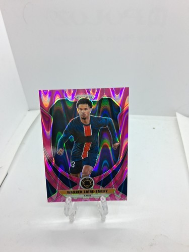 Warren Zaire-Emery 2025 Panini Prizm Rosa Sismico /299