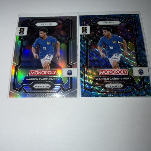Warren Zaire-Emery 2026 Panini Prizm Silver Prizm & Blue Boardwalk